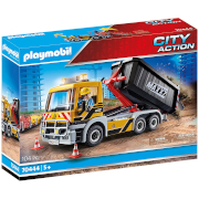 Playmobil - 70444 - Camion avec benne et plateforme à gagner