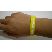 Bracelet en Silicone Buzzville.com - Couleur : Jaune à gagner