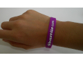 Bracelet en Silicone Buzzville.com - Couleur : Violet à gagner